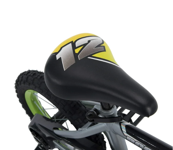 Bicicleta para Niños Rock It Huffy , Ruedas de 12", Mayores de 3 Años, Ruedas de Entrenamiento, Gris - Imagen 8